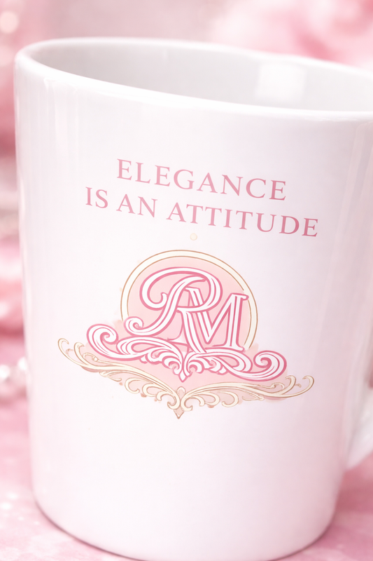 RM “Elegance Is An Attitude” Latte Mug