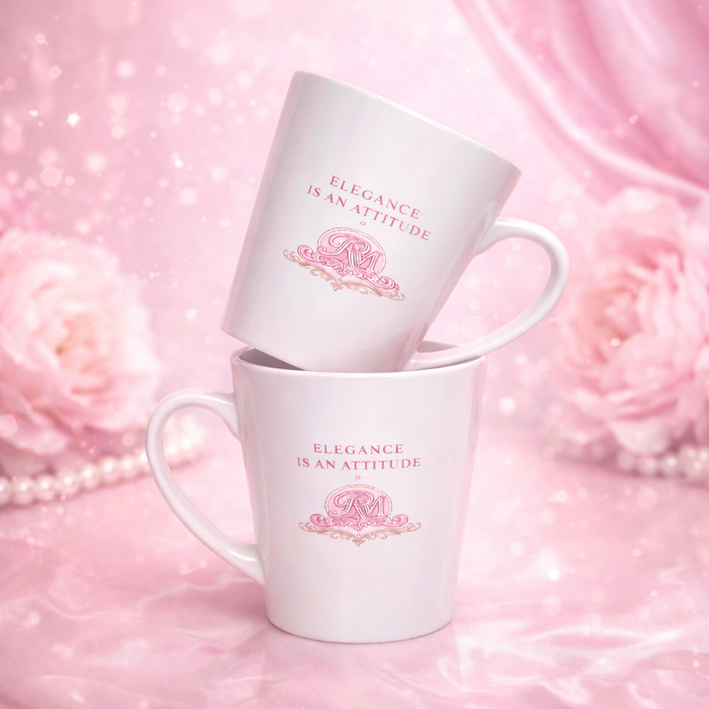 RM “Elegance Is An Attitude” Latte Mug